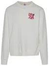 Autry Man Sweatshirt White Size Xl Cotton In White