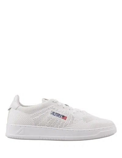Autry White Easeknit Low Sneakers