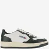 Autry Medalist Sneakers In White/black Leather In White