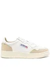 Autry Low-top Sneakers With Smooth Leather And Suede Accents In White