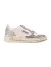 Autry Sup Vintage Sneakers With Vintage Leather Upper In White