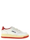 Autry White Lace Up Sneakers In White