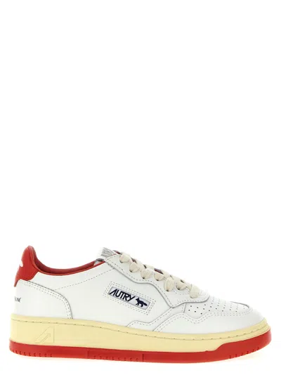 Autry White Lace Up Sneakers