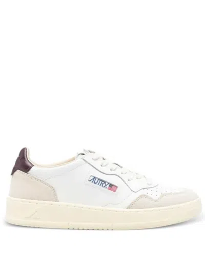 Autry White Lace Up Sneakers
