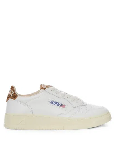 Autry White Lace Up Sneakers