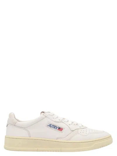 AUTRY WHITE LACE UP SNEAKERS