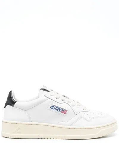 AUTRY WHITE LACE UP SNEAKERS