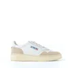 Autry White Leather And Suede Sneakers In Multi