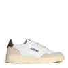 Autry White Leather And Suede Sneakers With Contrasting Accents In Multi