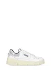 Autry White Leather Clc Low Sneakers In White
