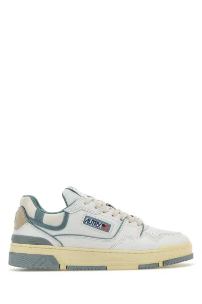 Autry White Leather Clc Sneakers In Mm45