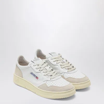 Autry White Leather Low Top Sneakers