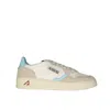 Autry White Leather Low Top Sneakers In Multi