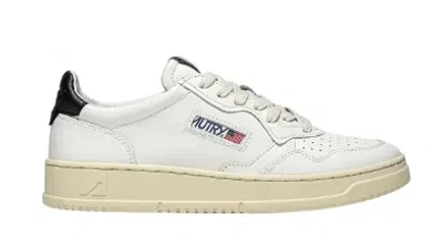 AUTRY AUTRY WHITE LEATHER LOW-TOP SNEAKERS