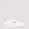 Autry White Low Top Sneakers With Oversized Platform In White