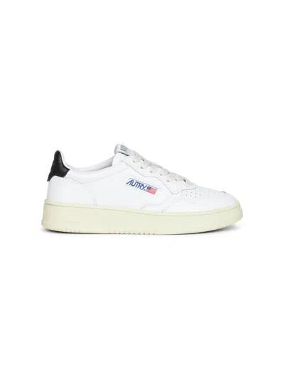 Autry White Leather Medalist Low Sneakers