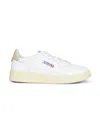 Autry White Leather Medalist Low Sneakers In Multi