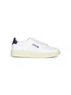 Autry Medalist Sneakers In White And Blue Leather In White