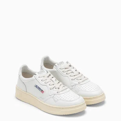 AUTRY AUTRY WHITE LEATHER MEDALIST SNEAKERS