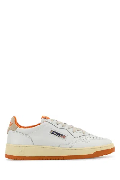 AUTRY AUTRY WHITE LEATHER MEDALIST SNEAKERS