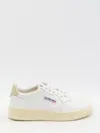 Autry White Leather Medalist Low Sneakers In White