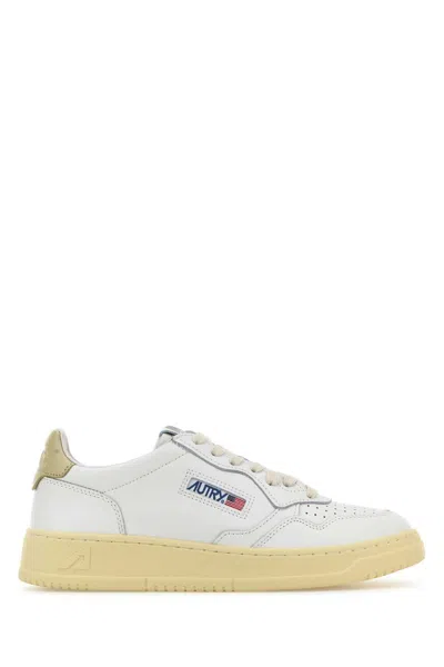 Autry White Leather Medalist Sneakers