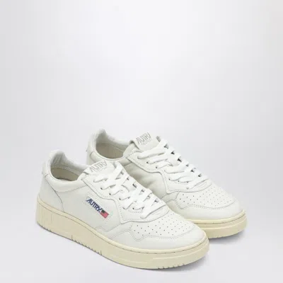 Autry White Leather Medalist Sneakers In Multi
