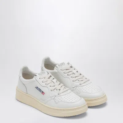 Autry White Leather Medalist Sneakers