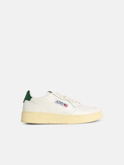 Autry White Leather Medalist Sneakers In Multi