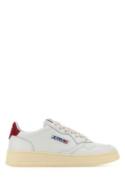 Autry White Leather Medalist Sneakers