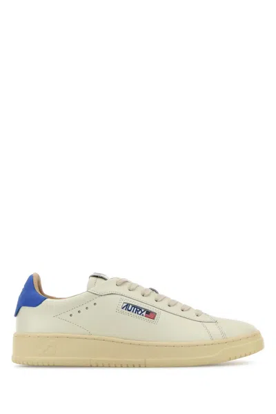Autry White Leather Medalist Sneakers In Mr11