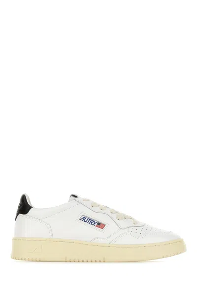 AUTRY WHITE LEATHER MEDALIST SNEAKERS