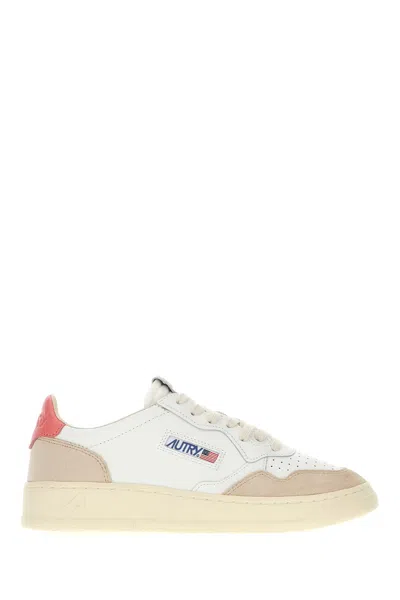 Autry White Leather Medalist Trainers