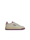 Autry White Leather Sneakers In White