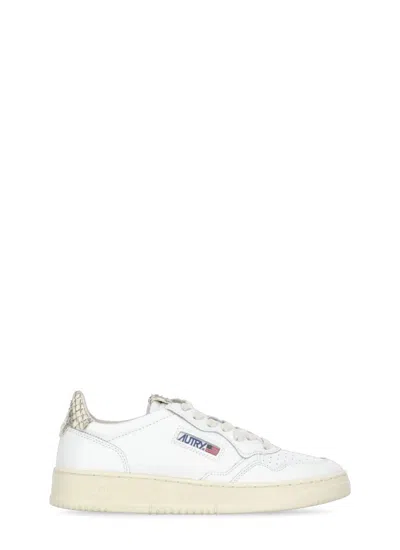Autry Medalist Low Sneakers In Animal Print