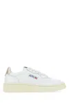 Autry Medalist Low Leather Sneakers In White