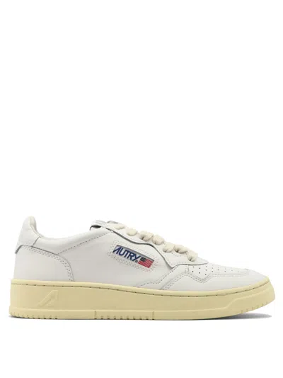 Autry White Leather Sneakers