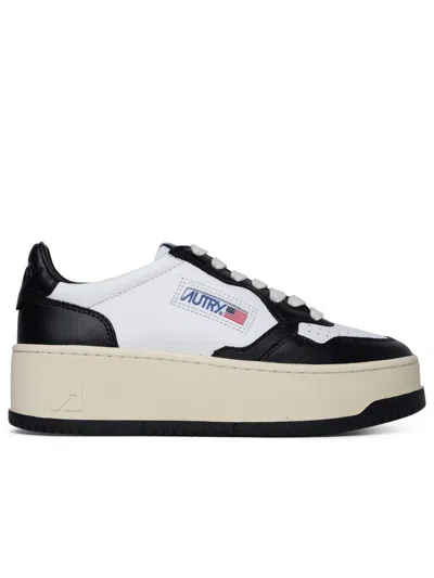 AUTRY AUTRY WHITE LEATHER SNEAKERS
