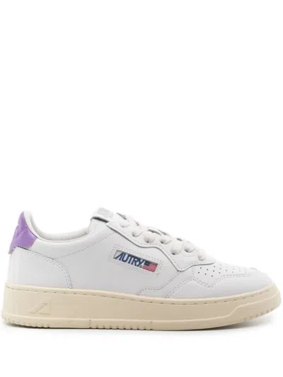 AUTRY WHITE LEATHER SNEAKERS