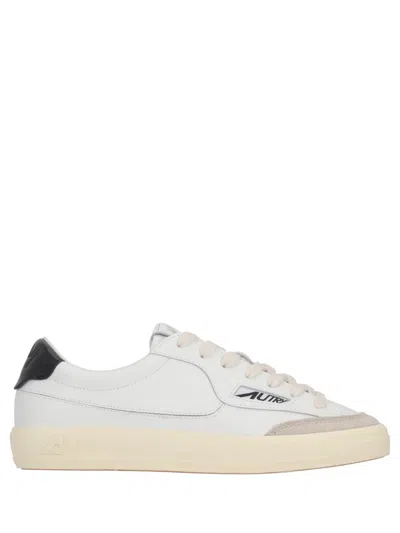 Autry White Leather Sneakers