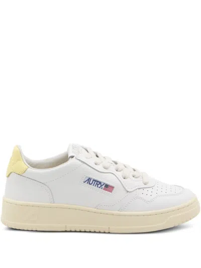 Autry White Leather Sneakers