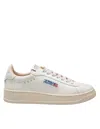 Autry White Leather Dallas Sneakers In Leat/marsh