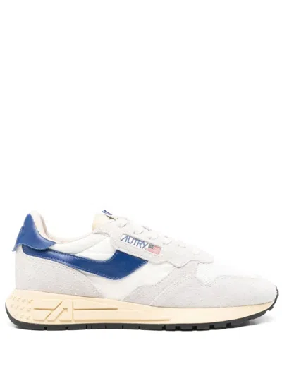 Autry White Logo Low Top Sneakers