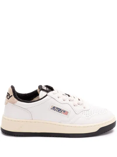 AUTRY WHITE LOGO SNEAKERS