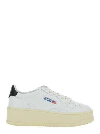 AUTRY WHITE LOW TOP SNEAKERS