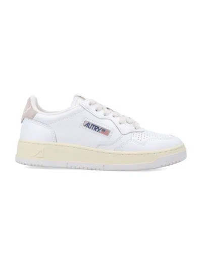 AUTRY WHITE LOW TOP SNEAKERS