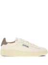 Autry Leather High-top Sneakers Perforated Toe In Neutral