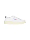 Autry Medalist Leather Sneakers In White