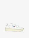 Autry White Leather Light Blue Medalist Sneakers In White