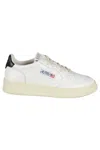 Autry Medalist Low Low-top Leather Sneakers In White